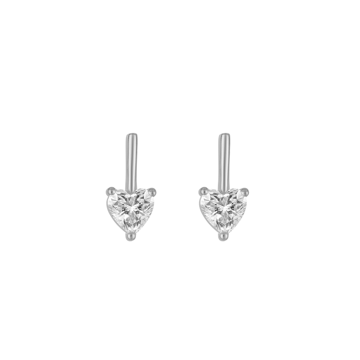 sterling silver / small / pair