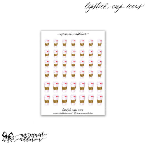 LIPSTICK CUP ICONS