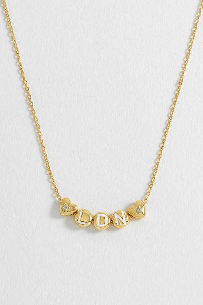 London Letter Bead Necklace