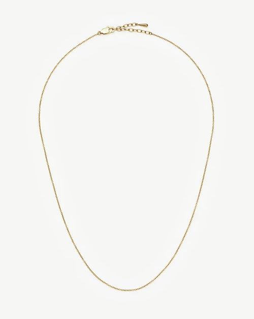 Long Trace Chain Necklace | 18k Gold Plated Necklaces Missoma