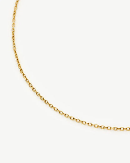 Long Trace Chain Necklace | 18k Gold Plated Necklaces Missoma