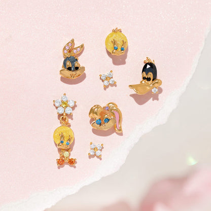 Looney Tunes Tweety Bird Earrings