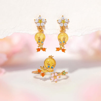 Looney Tunes Tweety Bird Earrings