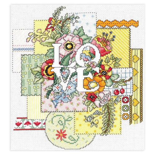 Love and Stitches Counted Cross Stitch Leaflet