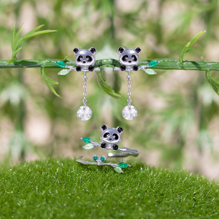 Lucky Panda Adjustable Ring