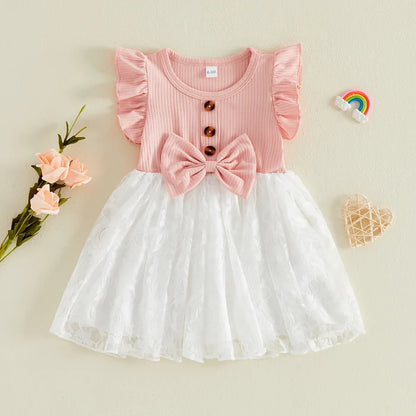 MABEL Lace Bowtie Dress