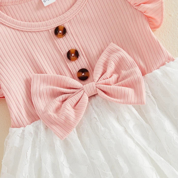 MABEL Lace Bowtie Dress