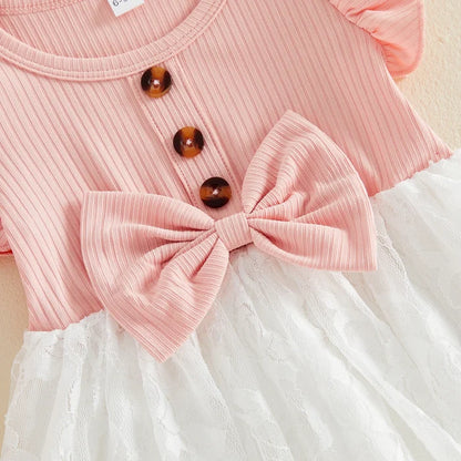 MABEL Lace Bowtie Dress