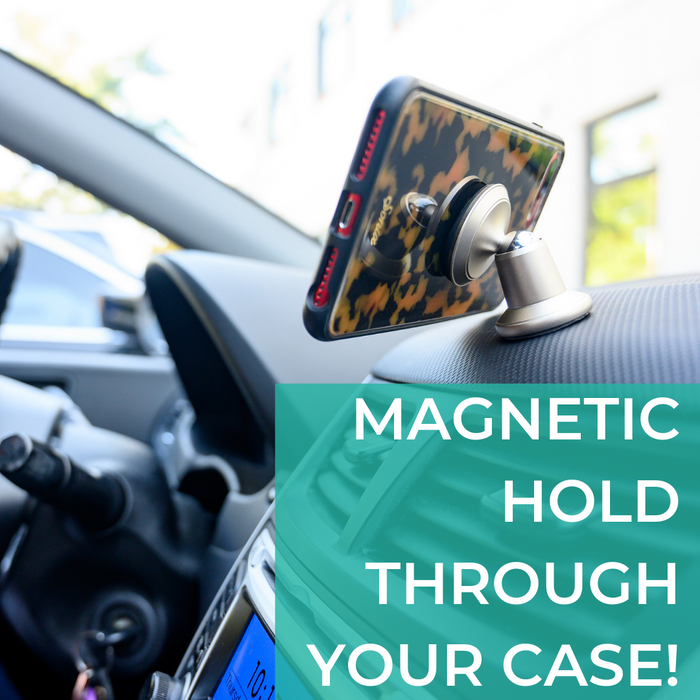 isimple car dash phone mount with phone