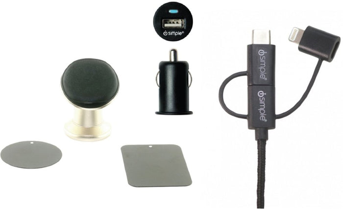 isimple usb hub with dashboard mounts
