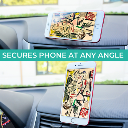 isimple dash car mount metal with phone in mount