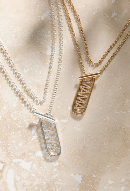 Mama Toggle Pendant Necklace