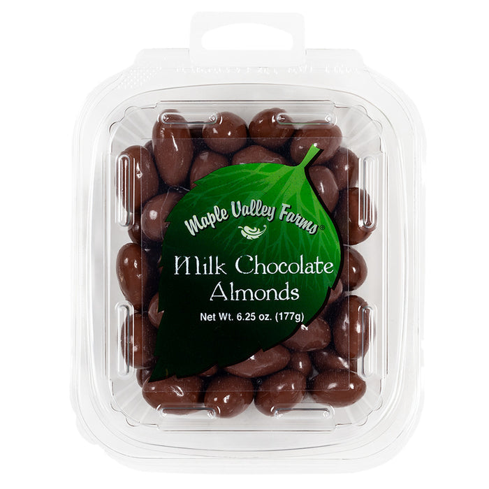 Maple Valley Farms Almonds Milk Chocolate 6.25oz - 6ct