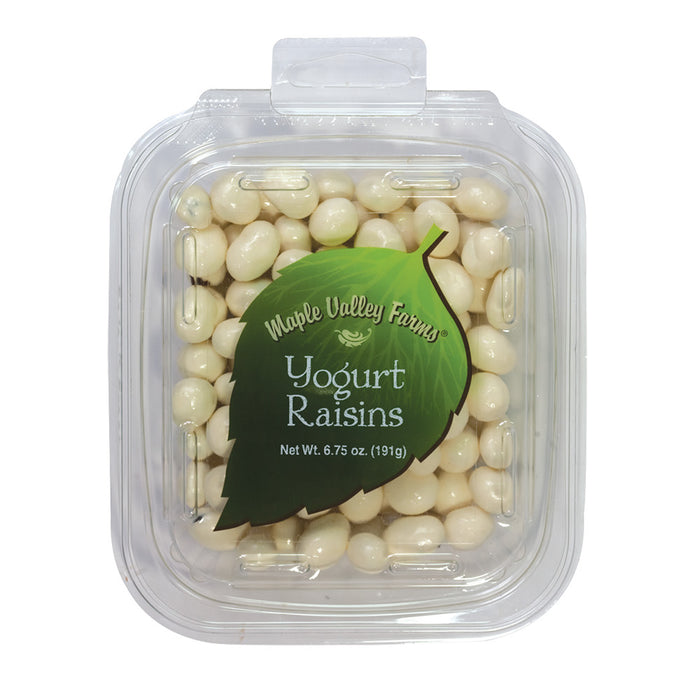 Maple Valley Farms Raisins Yogurt 6.75oz Peg Tub - 6ct