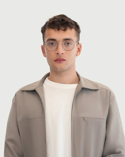 lifestyle-Coffee::men Marcel Eyeglasses square brown metal