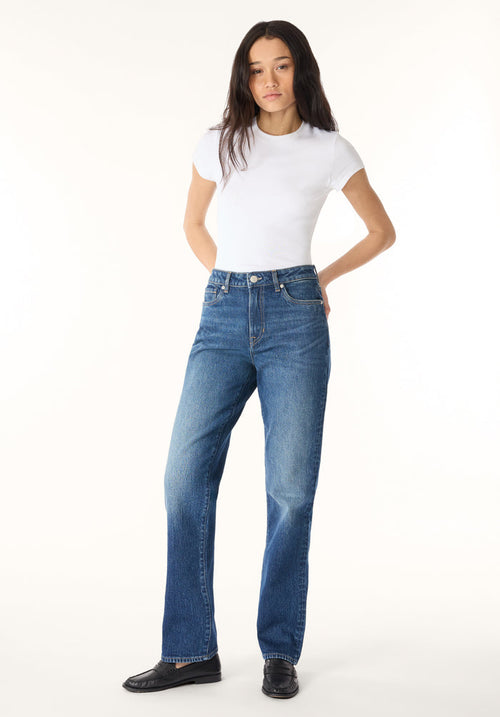 Buffalo Women Jeans Navy Denim Denim Pants Stretch
