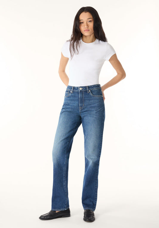 Buffalo Women Jeans Navy Denim Denim Pants Stretch