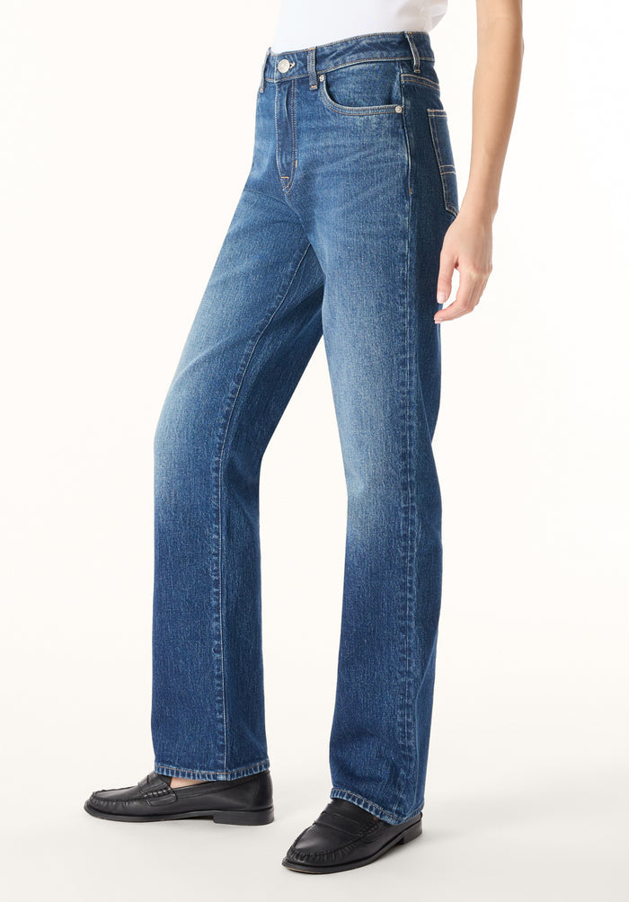 Buffalo Women Jeans Navy Denim Denim Pants Stretch