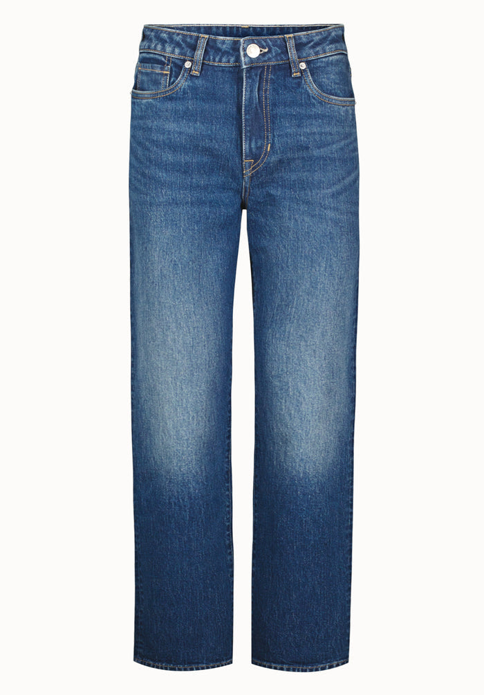 Buffalo Women Jeans Navy Denim Denim Pants Stretch