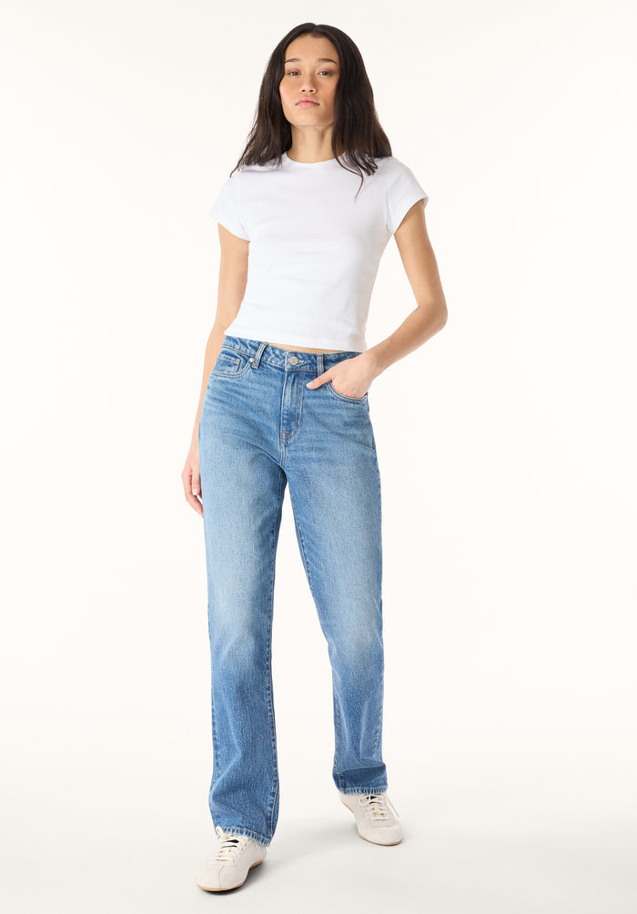 Buffalo Women Jeans Navy Denim Denim Pants Stretch