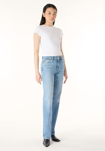 Buffalo Women Jeans Navy Denim Denim Pants Stretch