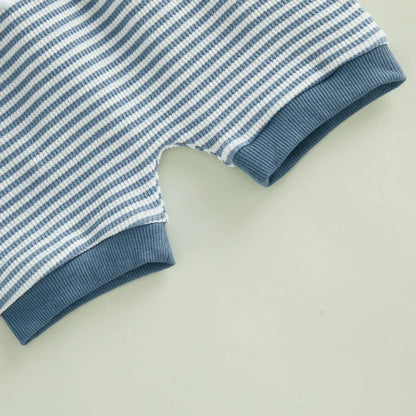 MARLO Striped Waffle Knit Outfit