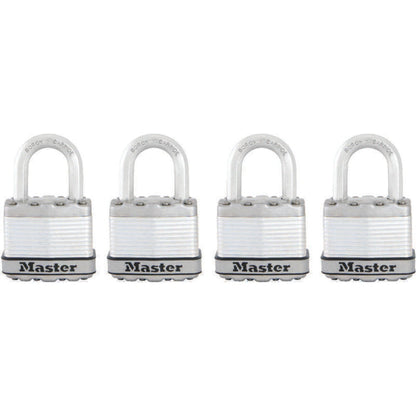 Master Padlock 45mm (1-3/4") x (4pk Keyed Alike)