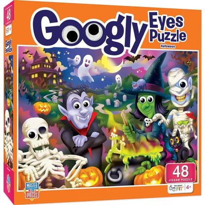 MasterPieces Googly Eyes Freaky Friends Halloween - 48 Piece Jigsaw Puzzle