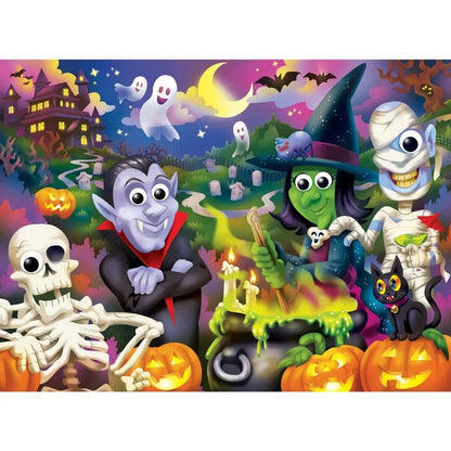 MasterPieces Googly Eyes Freaky Friends Halloween - 48 Piece Jigsaw Puzzle