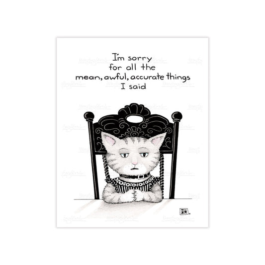 Mean Awful Things Small Print