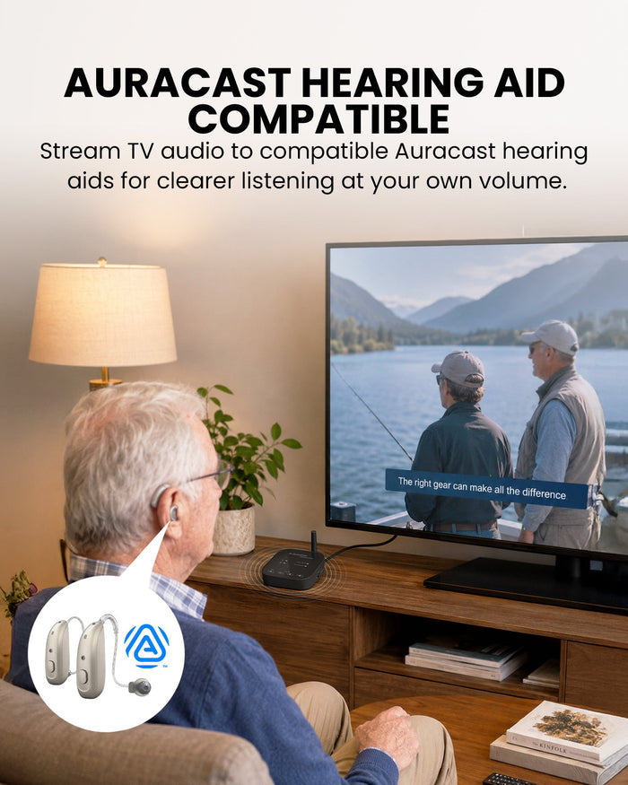 MediaCast streams TV audio to Auracast hearing aids and headphones