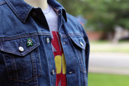 Mega Man Leaf Suit Enamel Pin