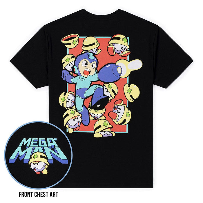 RSVLTS Mega Man Crewneck T-shirt Mega Man "Test of Metall" – Crewneck Tee Mega Man "Test of Metall" – Crewneck Tee