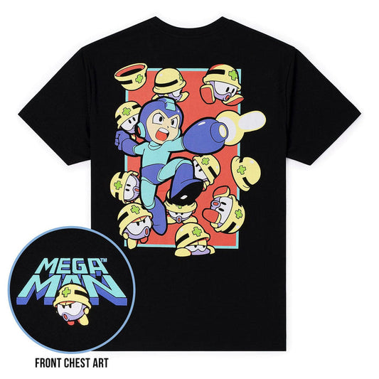 RSVLTS Mega Man Crewneck T-shirt Mega Man "Test of Metall" – Crewneck Tee Mega Man "Test of Metall" – Crewneck Tee