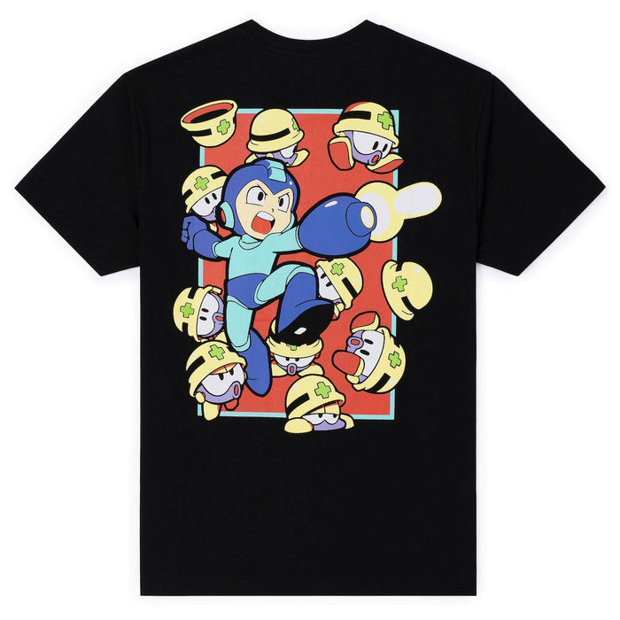 RSVLTS Mega Man Crewneck T-shirt Mega Man "Test of Metall" – Crewneck Tee Mega Man "Test of Metall" – Crewneck Tee