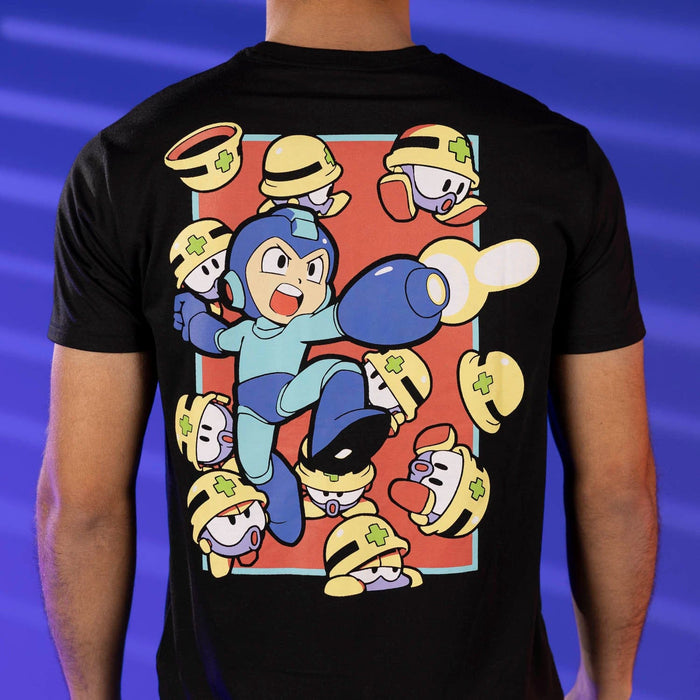 RSVLTS Mega Man Crewneck T-shirt Mega Man "Test of Metall" – Crewneck Tee Mega Man "Test of Metall" – Crewneck Tee