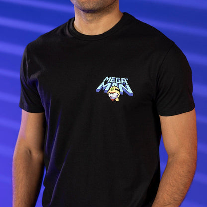 RSVLTS Mega Man Crewneck T-shirt Mega Man "Test of Metall" – Crewneck Tee Mega Man "Test of Metall" – Crewneck Tee