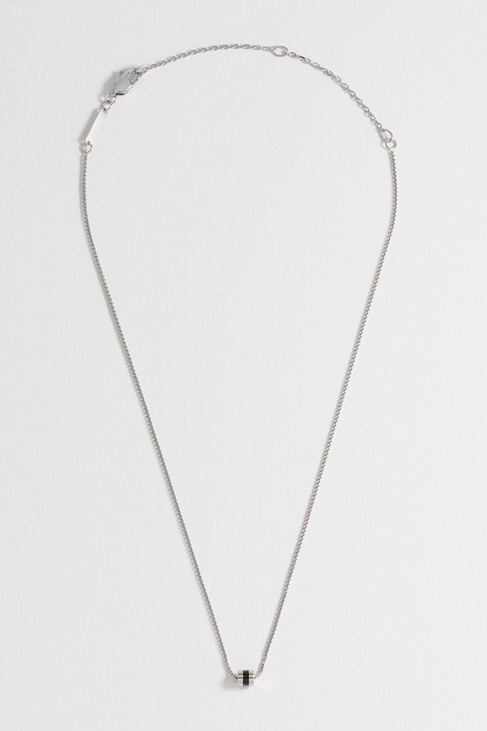 Men's Enamel Bead Necklace