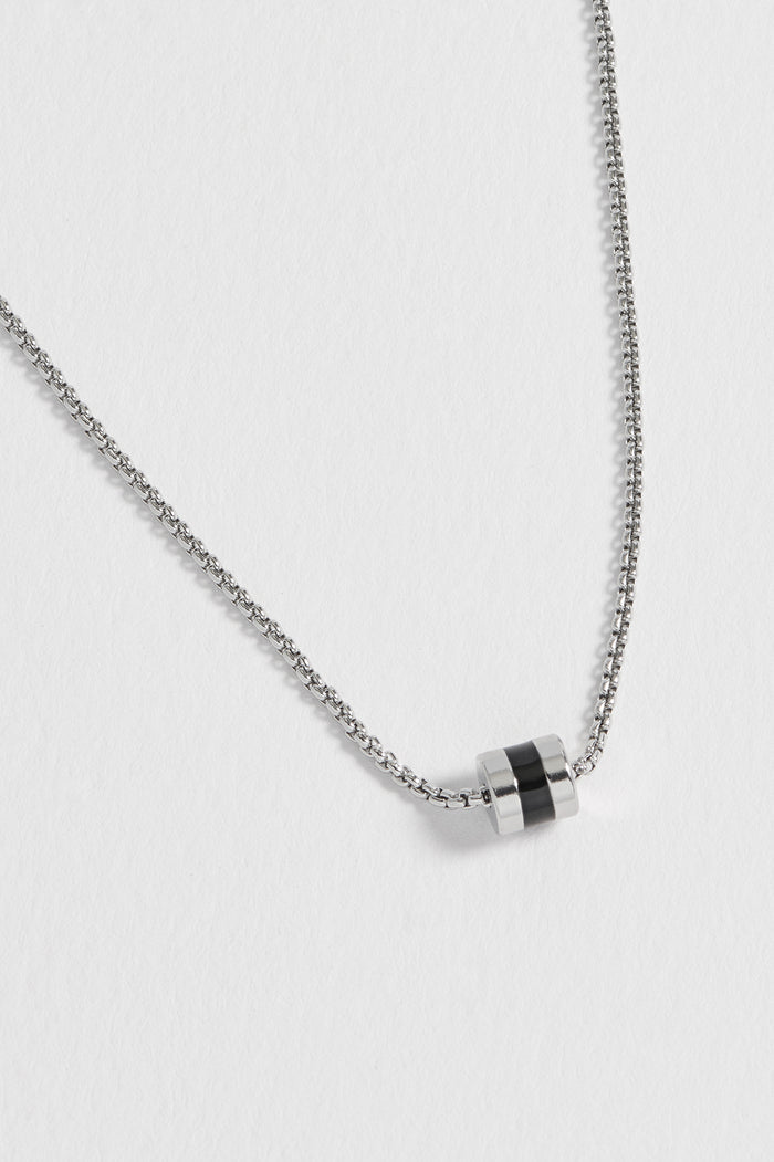 Men's Enamel Bead Necklace