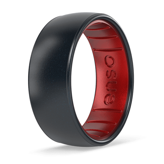 Dualtone Silicone Ring - Black Pearl/Ruby