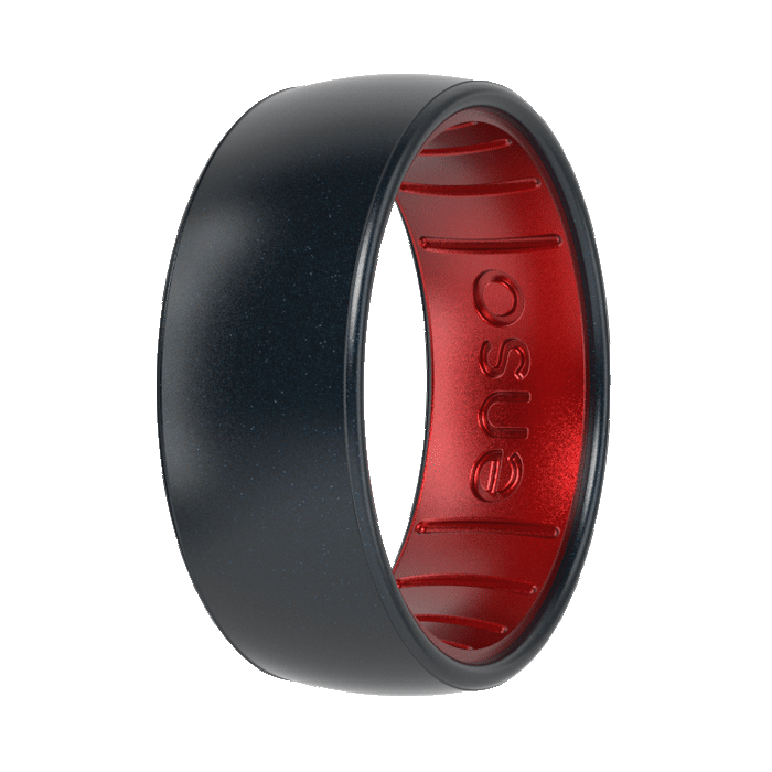 Dualtone Silicone Ring - Black Pearl/Ruby