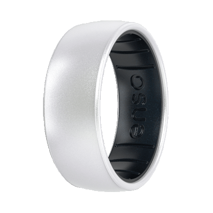 Dualtone Silicone Ring - Pearl/Black Pearl
