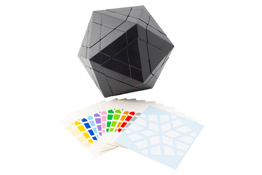 mf8 Icosaminx (12-Color Stickers) - Black