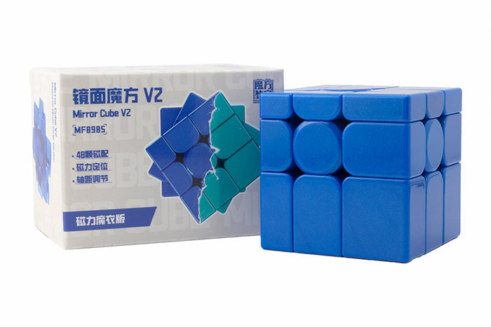 MFJS Mirror Cube 3x3 V2 (Magnetic + UV) - Blue