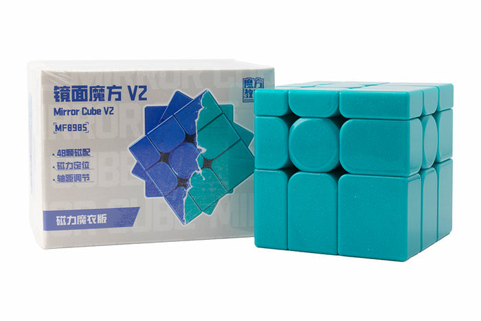MFJS Mirror Cube 3x3 V2 (Magnetic + UV) - Teal