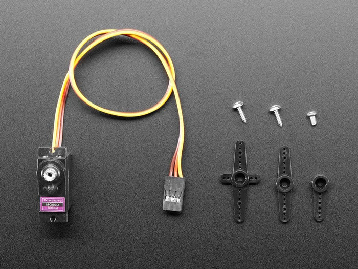 Micro Servo - MG90D High Torque Metal Gear by The Pi Hut - The Pi Hut