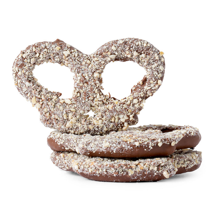 Milk Chocolate Nutty Premier Pretzels - 3lbs