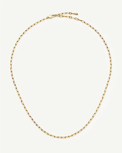 Mini Paperclip Chain Necklace | 18k Gold Plated Necklaces Missoma