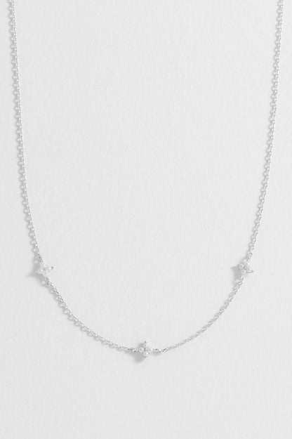 Mini Pearl Flower Necklace
