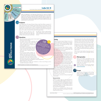 Mini Revolutions Curriculum: December 2021